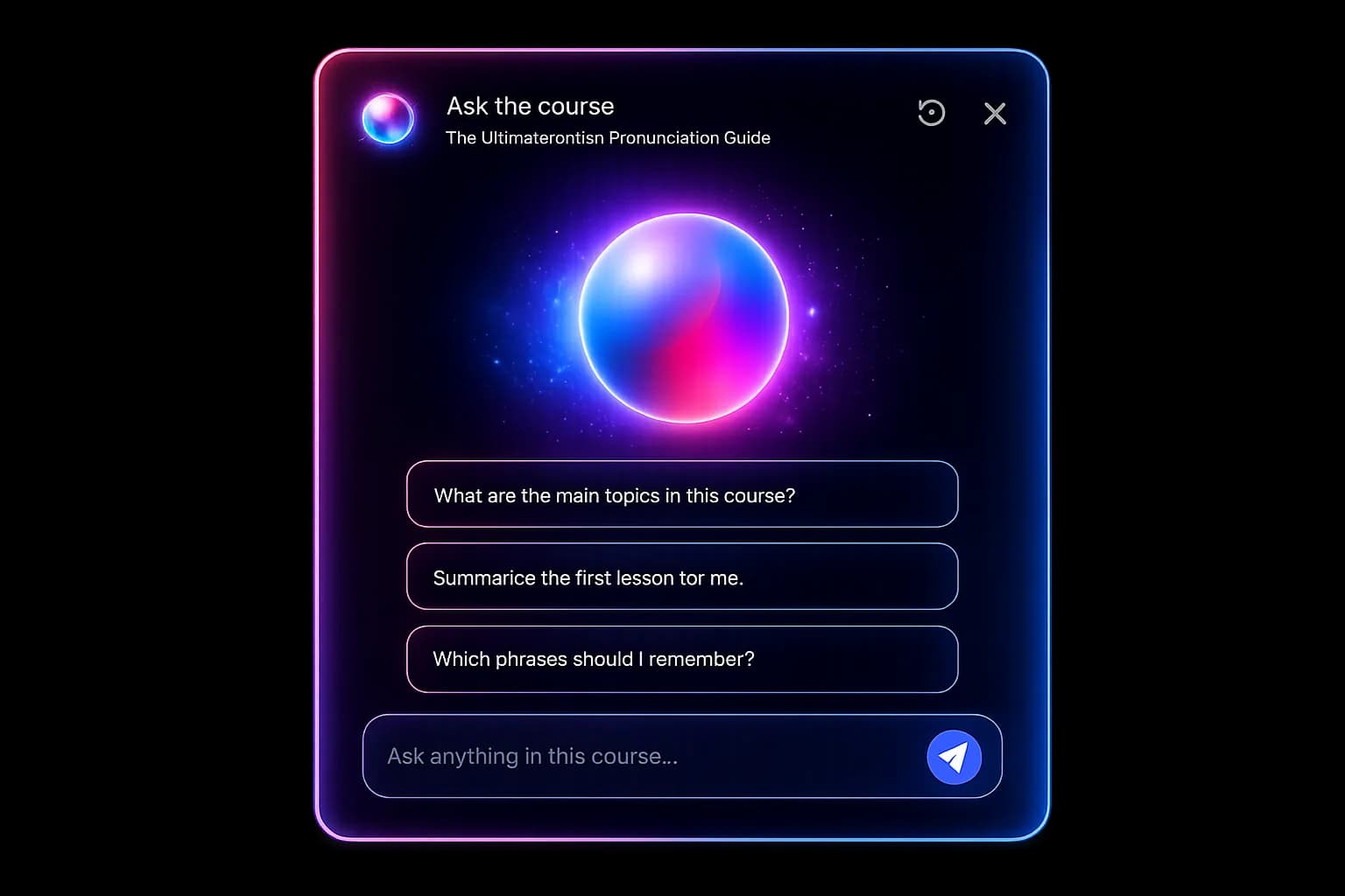 AI Tutor — inside every lesson